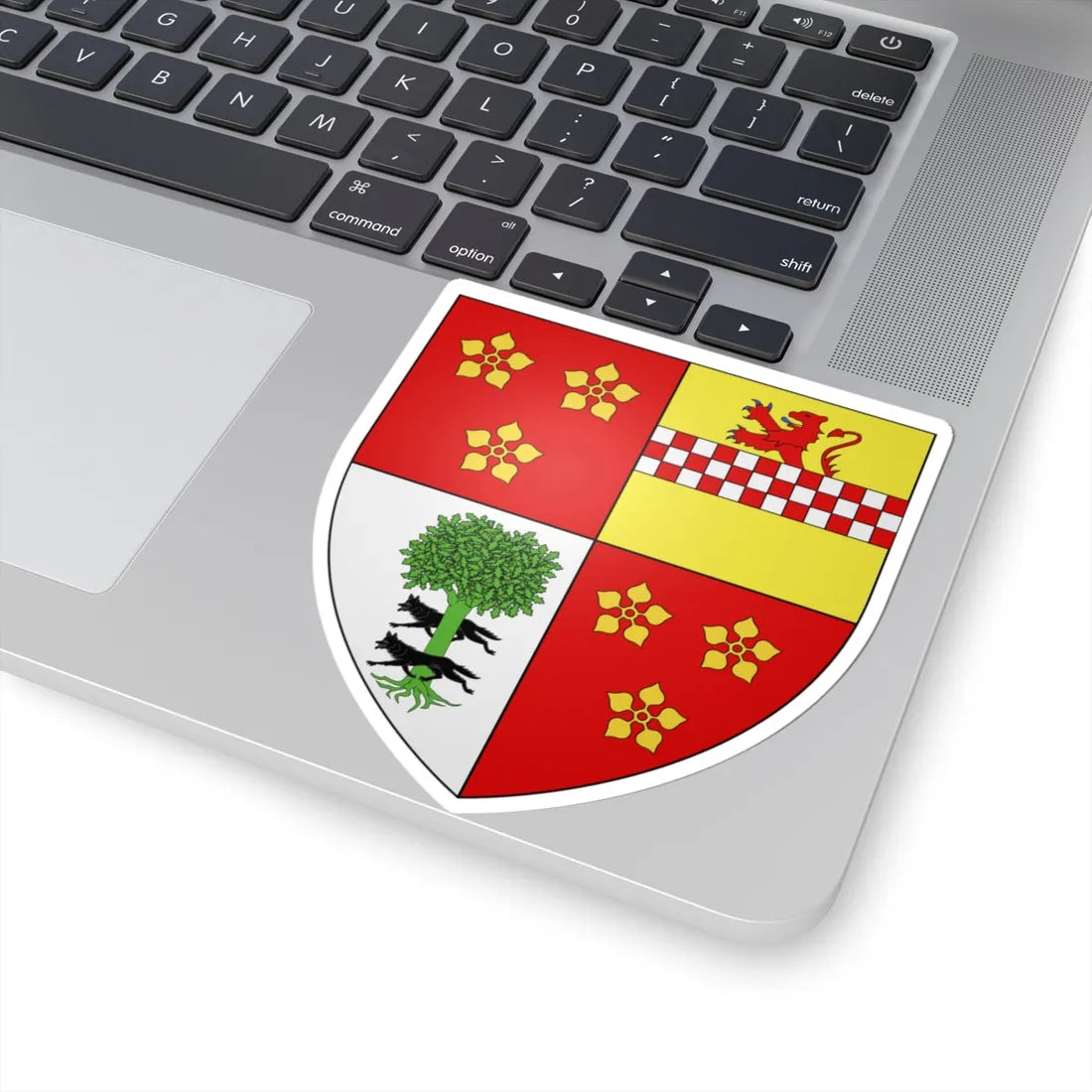Blason ville be Lummen (Belgium) (Coat of Arms) STICKER Vinyl Kiss-Cut Decal - The Sticker Space