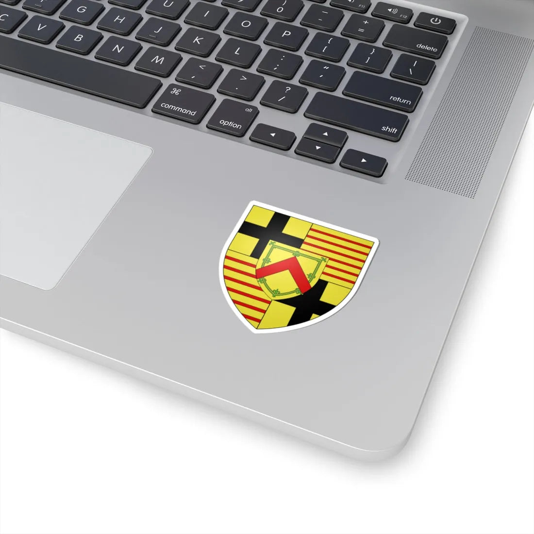 Blason ville be Maarkedal (Belgium) (Coat of Arms) STICKER Vinyl Kiss-Cut Decal - The Sticker Space