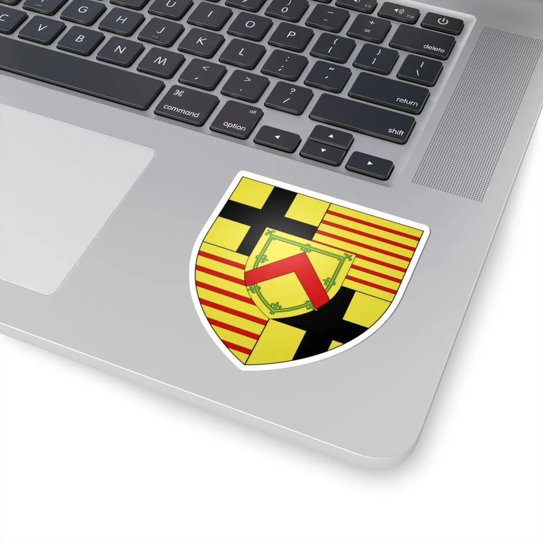 Blason ville be Maarkedal (Belgium) (Coat of Arms) STICKER Vinyl Kiss-Cut Decal - The Sticker Space