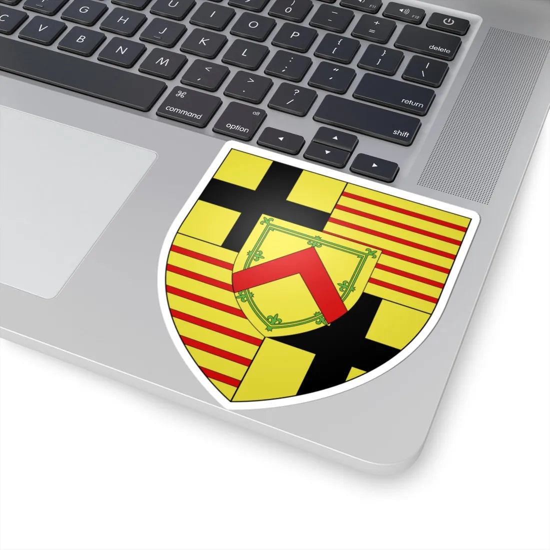 Blason ville be Maarkedal (Belgium) (Coat of Arms) STICKER Vinyl Kiss-Cut Decal - The Sticker Space
