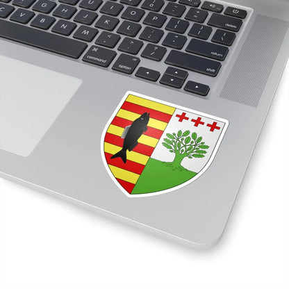 Blason ville be Maaseik (Belgium) (Coat of Arms) STICKER Vinyl Kiss-Cut Decal - The Sticker Space