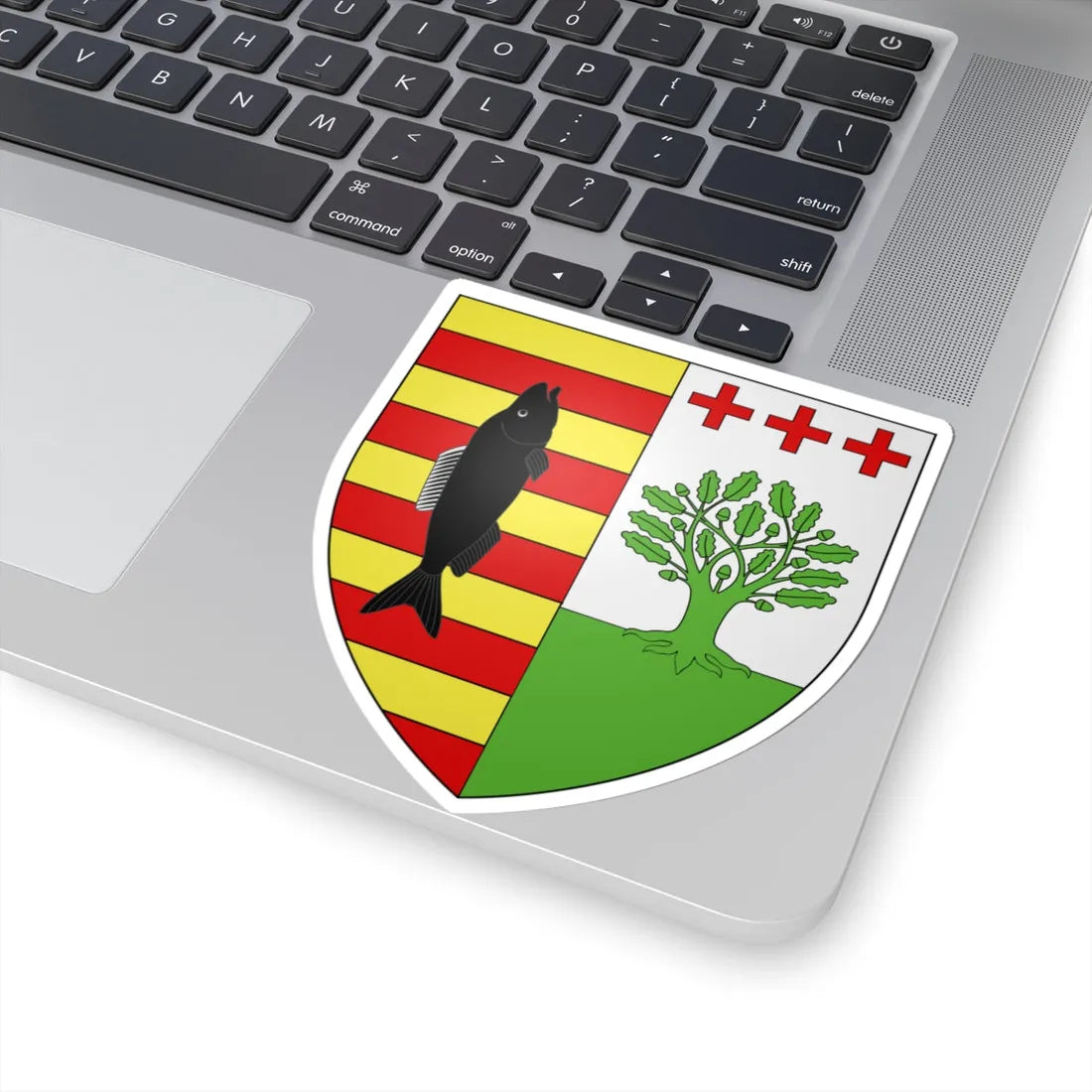 Blason ville be Maaseik (Belgium) (Coat of Arms) STICKER Vinyl Kiss-Cut Decal - The Sticker Space