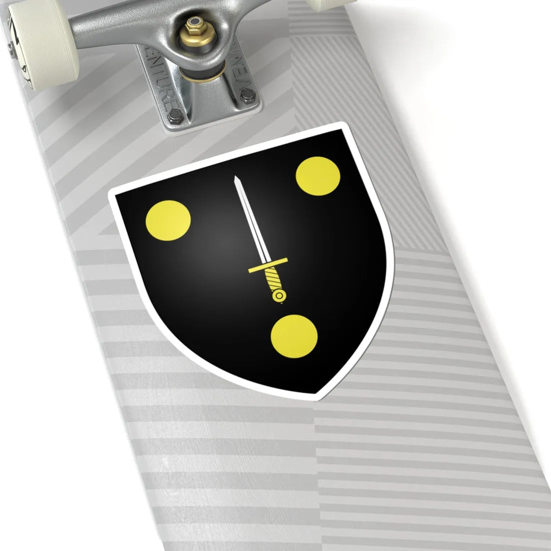 Blason ville be Mere (Belgium) (Coat of Arms) STICKER Vinyl Kiss-Cut Decal - The Sticker Space