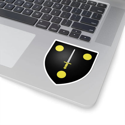 Blason ville be Mere (Belgium) (Coat of Arms) STICKER Vinyl Kiss-Cut Decal - The Sticker Space