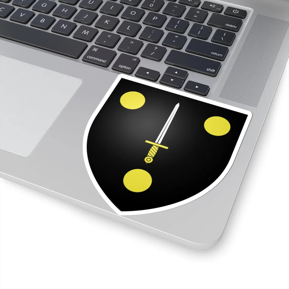 Blason ville be Mere (Belgium) (Coat of Arms) STICKER Vinyl Kiss-Cut Decal - The Sticker Space