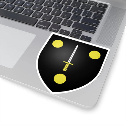 Blason ville be Mere (Belgium) (Coat of Arms) STICKER Vinyl Kiss-Cut Decal - The Sticker Space