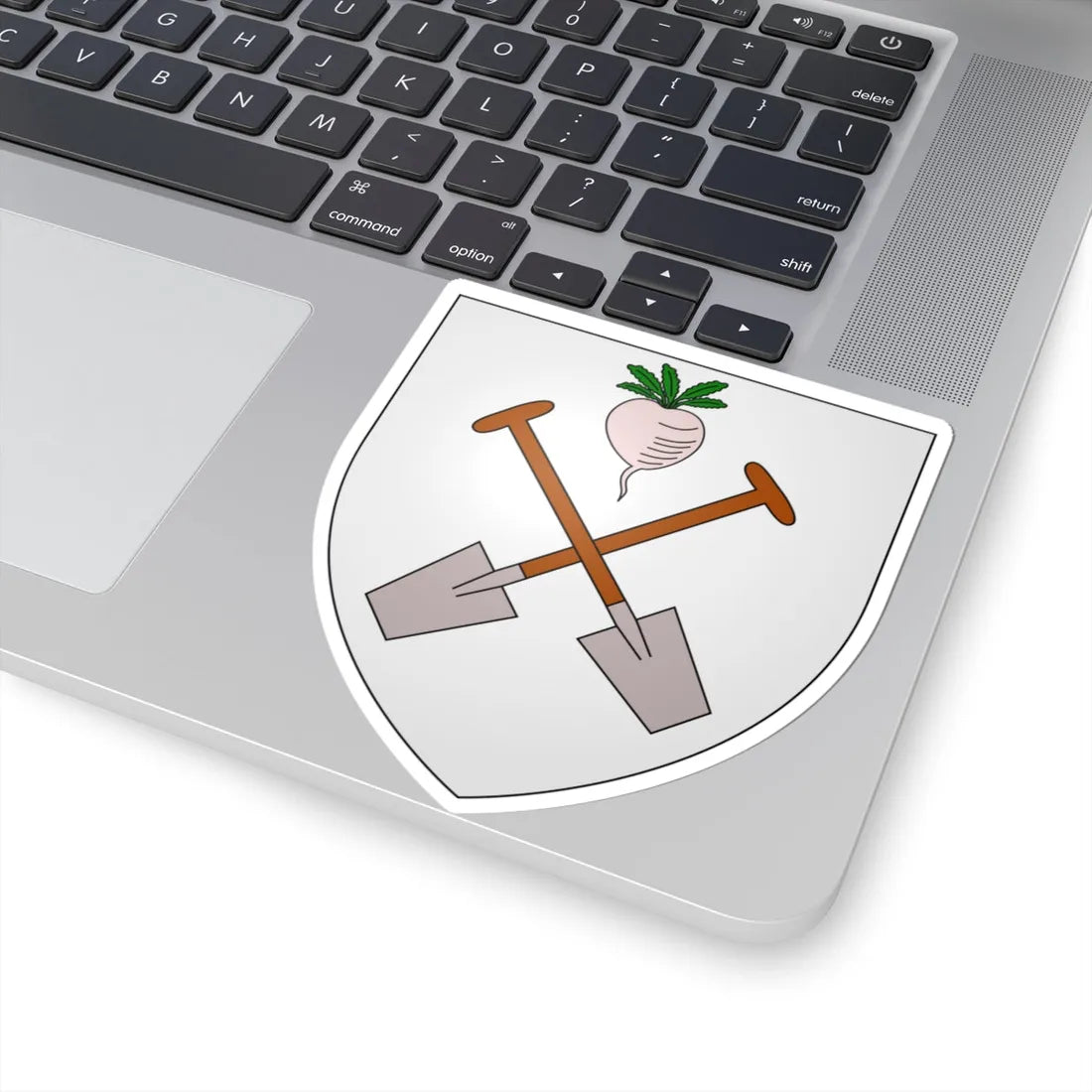 Blason ville be Moerbeke-Waas (Belgium) (Coat of Arms) STICKER Vinyl Kiss-Cut Decal - The Sticker Space