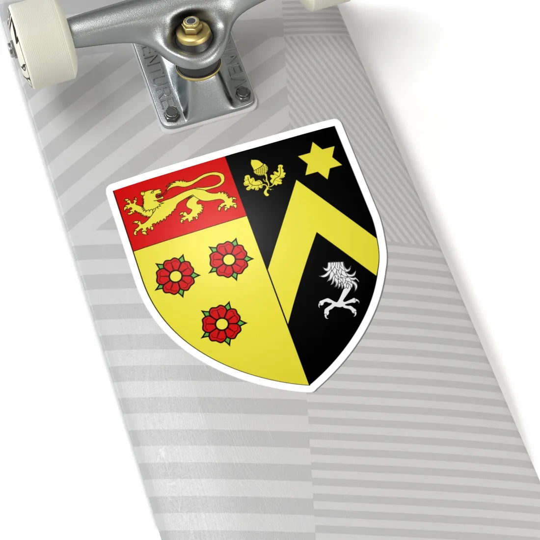 Blason ville be Nazareth (Belgium) (Coat of Arms) STICKER Vinyl Kiss-Cut Decal - The Sticker Space