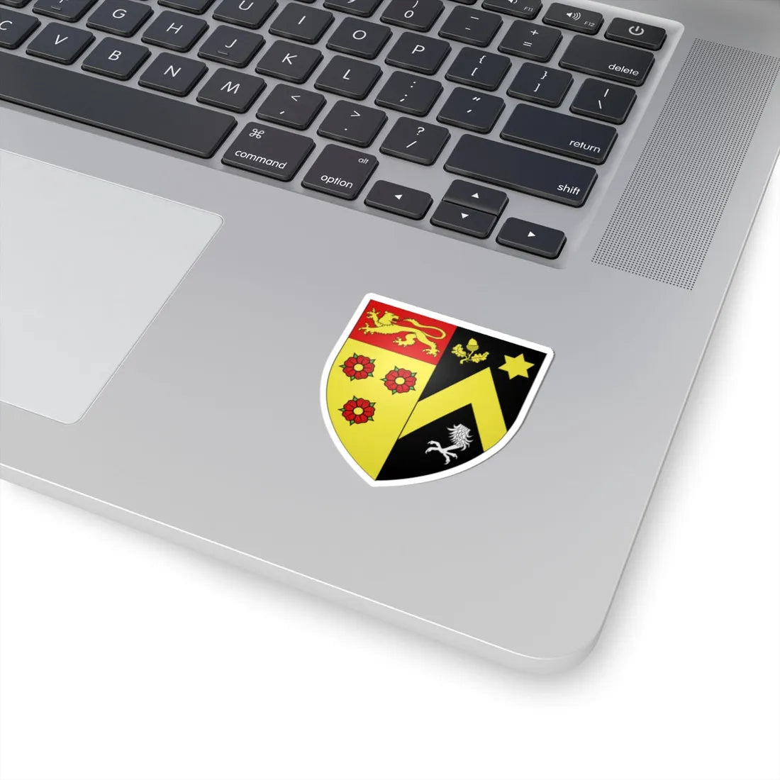 Blason ville be Nazareth (Belgium) (Coat of Arms) STICKER Vinyl Kiss-Cut Decal - The Sticker Space