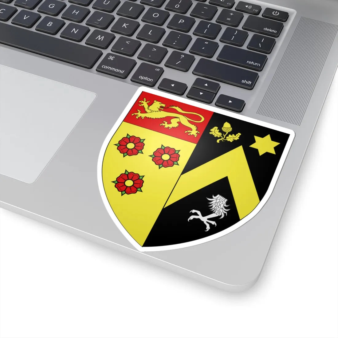 Blason ville be Nazareth (Belgium) (Coat of Arms) STICKER Vinyl Kiss-Cut Decal - The Sticker Space