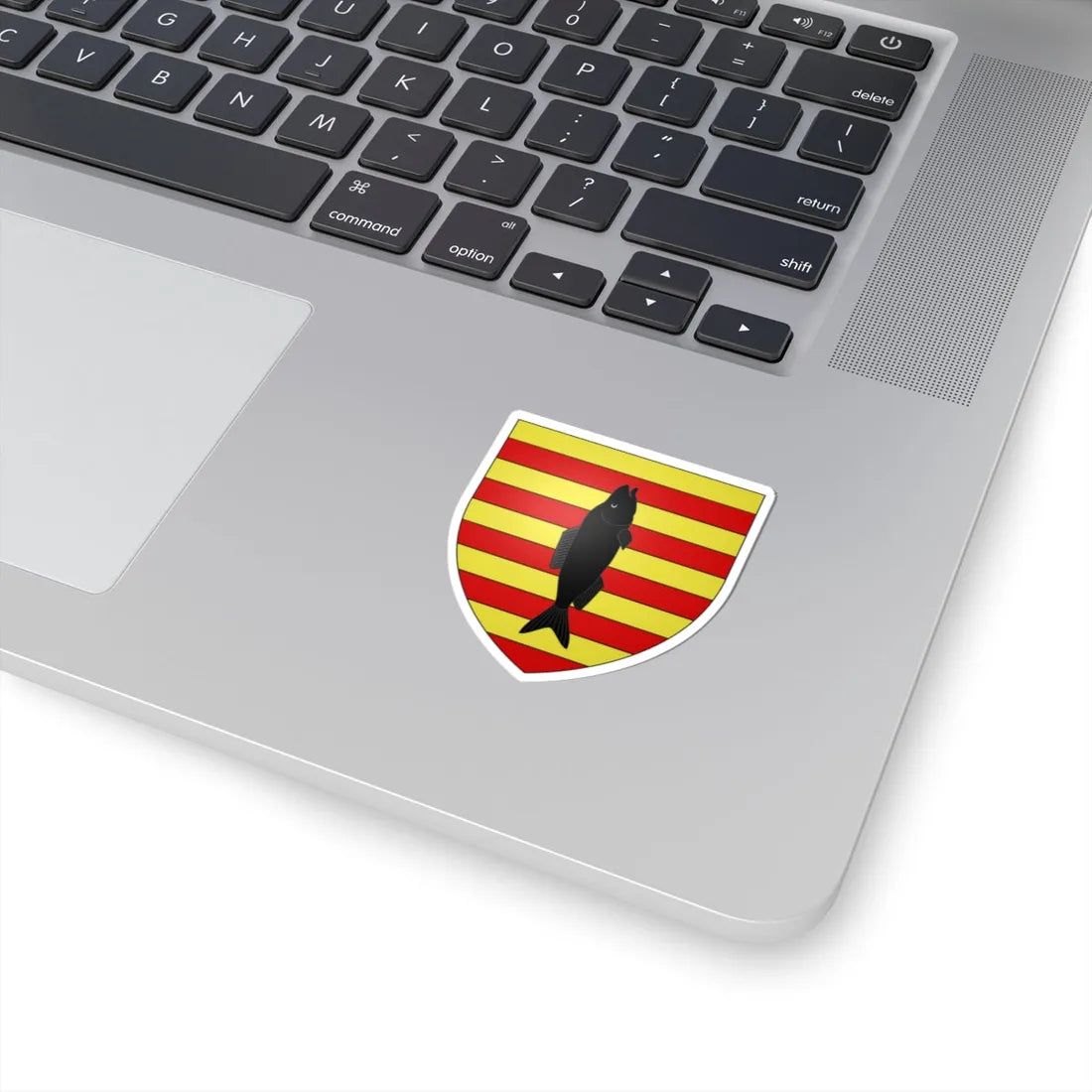 Blason ville be Neeroeteren (Belgium) (Coat of Arms) STICKER Vinyl Kiss-Cut Decal - The Sticker Space
