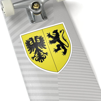 Blason ville be Ninove (Belgium) (Coat of Arms) STICKER Vinyl Kiss-Cut Decal - The Sticker Space
