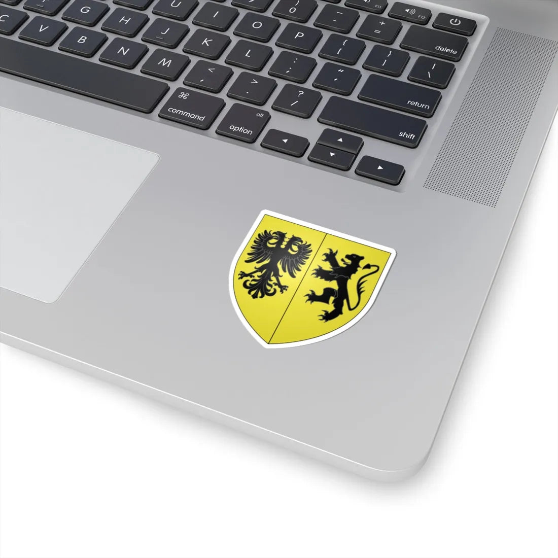 Blason ville be Ninove (Belgium) (Coat of Arms) STICKER Vinyl Kiss-Cut Decal - The Sticker Space