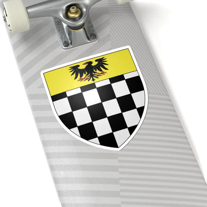 Blason ville be Nokere (Belgium) (Coat of Arms) STICKER Vinyl Kiss-Cut Decal - The Sticker Space