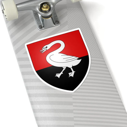 Blason ville be Olsene (Belgium) (Coat of Arms) STICKER Vinyl Kiss-Cut Decal - The Sticker Space