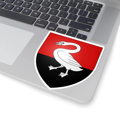 Blason ville be Olsene (Belgium) (Coat of Arms) STICKER Vinyl Kiss-Cut Decal - The Sticker Space