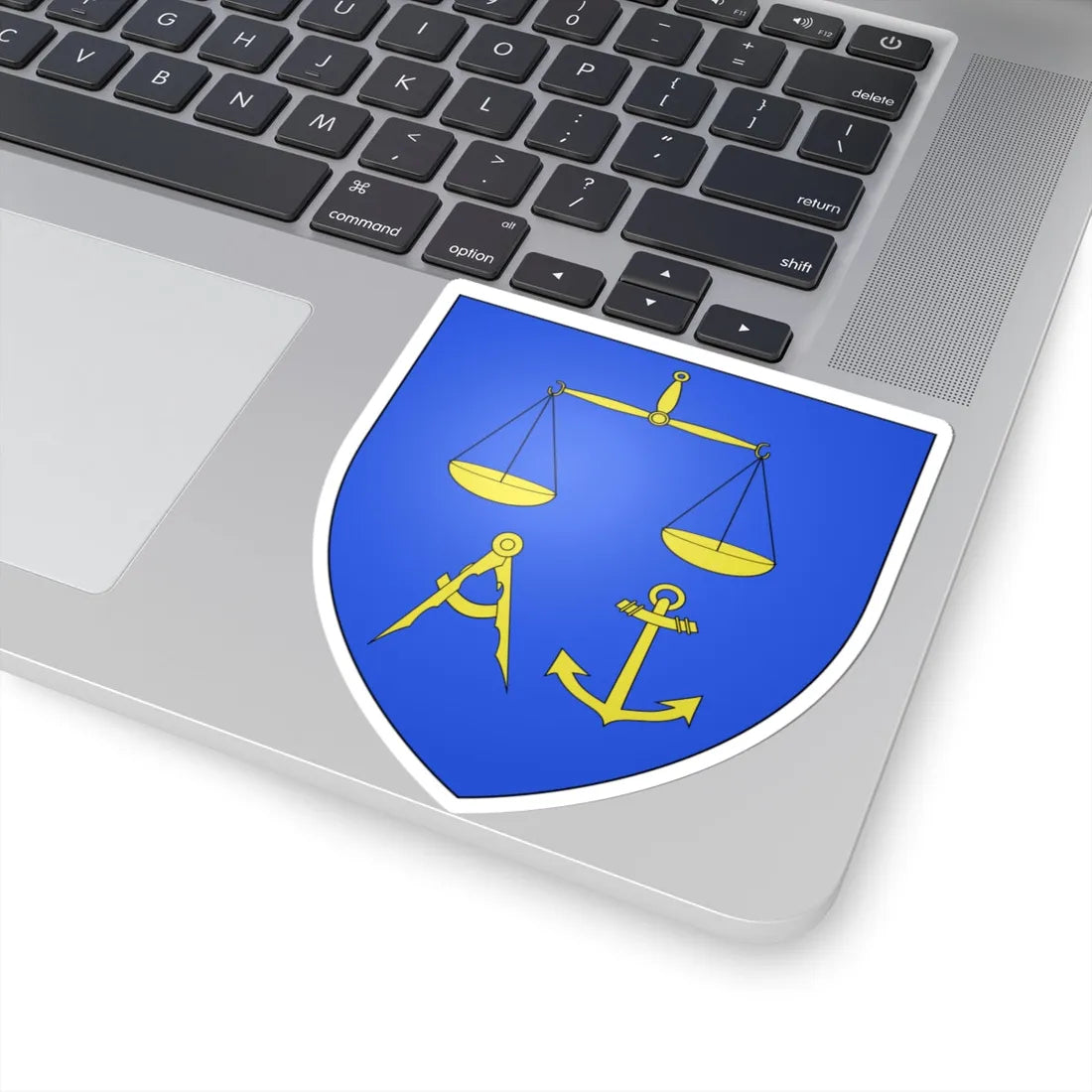Blason ville be Opdorp (Belgium) (Coat of Arms) STICKER Vinyl Kiss-Cut Decal - The Sticker Space