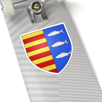 Blason ville be Opoeteren (Belgium) (Coat of Arms) STICKER Vinyl Kiss-Cut Decal - The Sticker Space