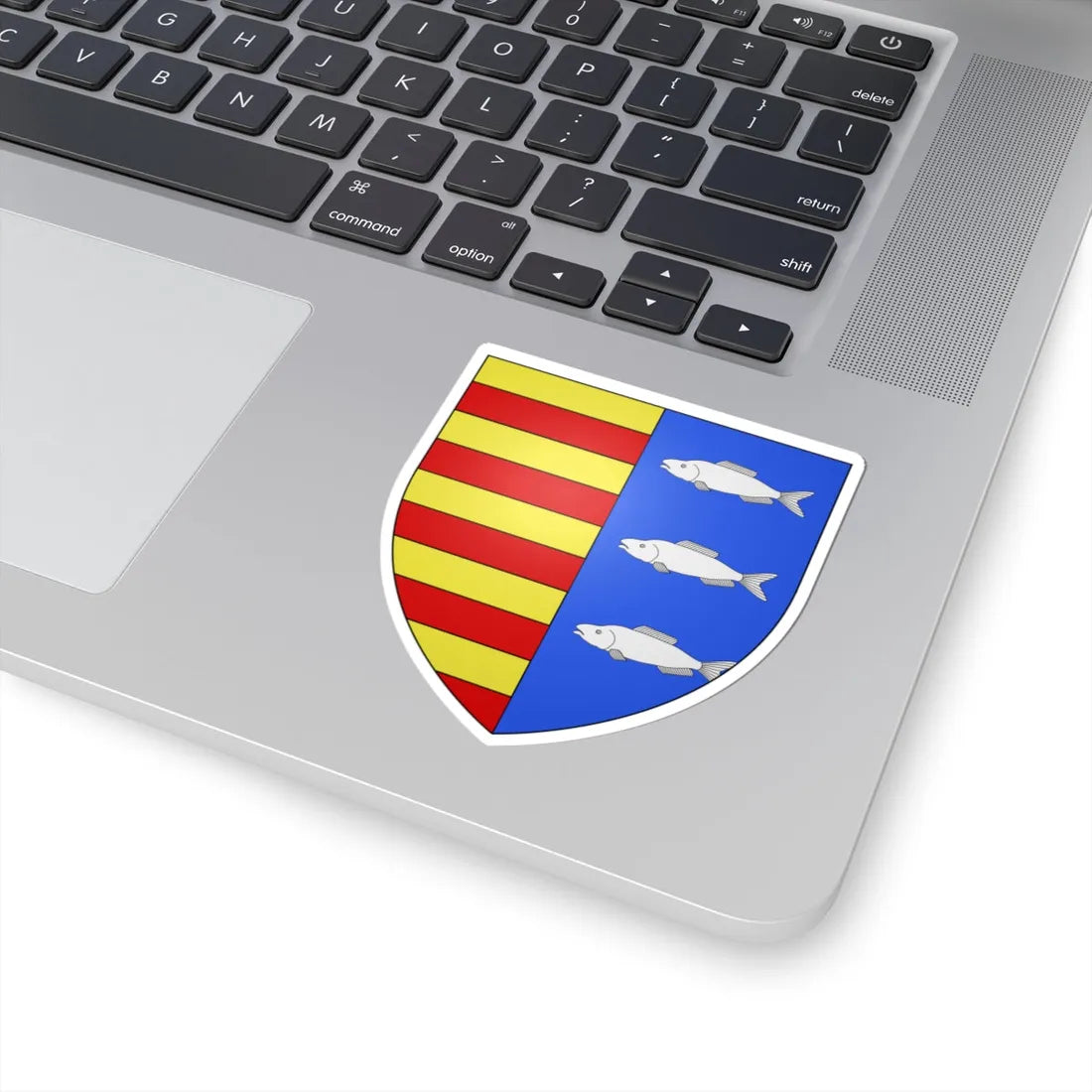 Blason ville be Opoeteren (Belgium) (Coat of Arms) STICKER Vinyl Kiss-Cut Decal - The Sticker Space