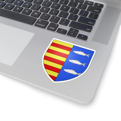Blason ville be Opoeteren (Belgium) (Coat of Arms) STICKER Vinyl Kiss-Cut Decal - The Sticker Space