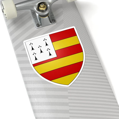 Blason ville be Petegem-aan-de-Schelde (Belgium) (Coat of Arms) STICKER Vinyl Kiss-Cut Decal - The Sticker Space
