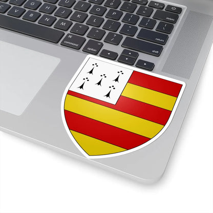 Blason ville be Petegem-aan-de-Schelde (Belgium) (Coat of Arms) STICKER Vinyl Kiss-Cut Decal - The Sticker Space