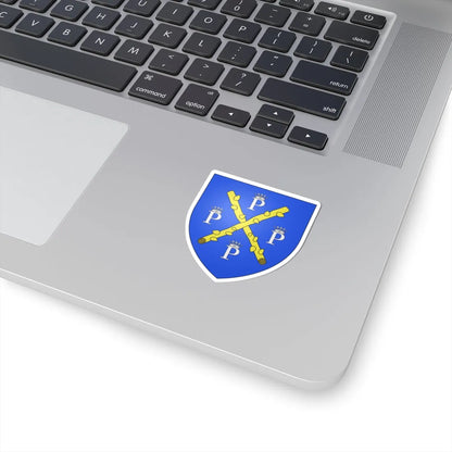 Blason ville be Philippeville (Belgium) (Coat of Arms) STICKER Vinyl Kiss-Cut Decal - The Sticker Space