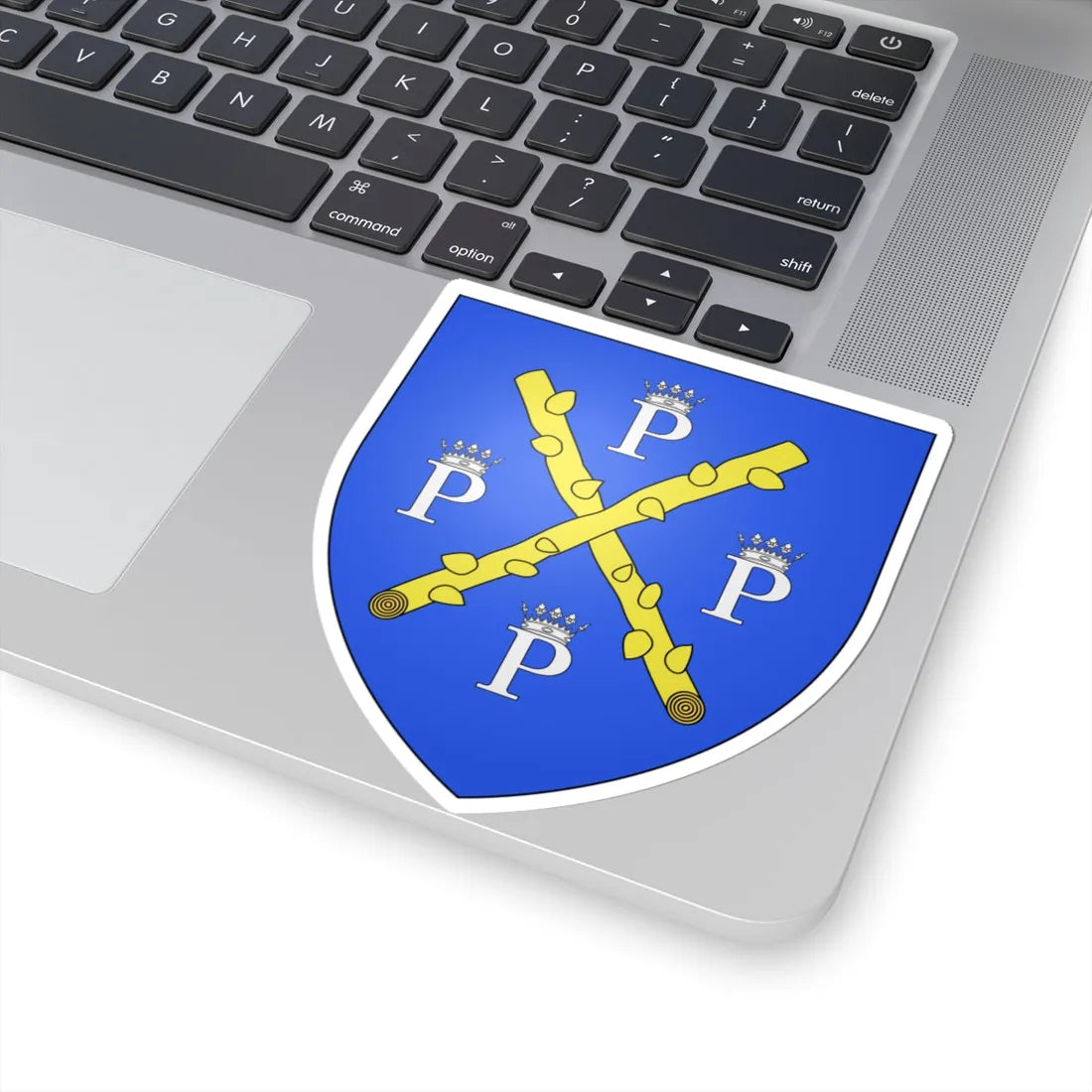 Blason ville be Philippeville (Belgium) (Coat of Arms) STICKER Vinyl Kiss-Cut Decal - The Sticker Space