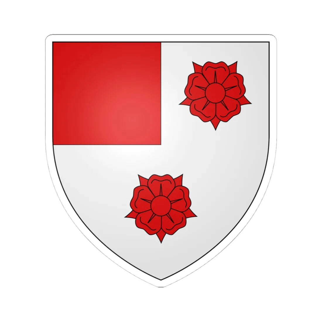 Blason ville be Pittem (Belgium) (Coat of Arms) STICKER Vinyl Kiss-Cut Decal - The Sticker Space