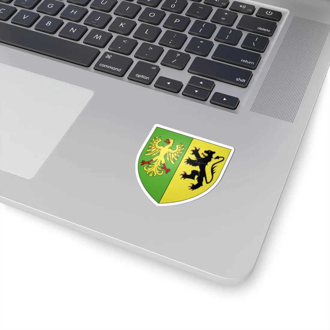 Blason ville be Poeke (Belgium) (Coat of Arms) STICKER Vinyl Kiss-Cut Decal - The Sticker Space