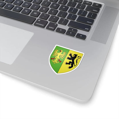 Blason ville be Poeke (Belgium) (Coat of Arms) STICKER Vinyl Kiss-Cut Decal - The Sticker Space