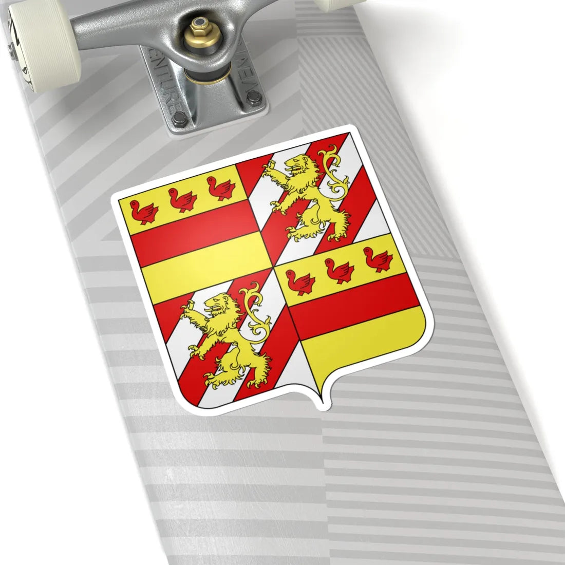 Blason ville be Saint-Amand Fleurus (Belgium) (Coat of Arms) STICKER Vinyl Kiss-Cut Decal - The Sticker Space