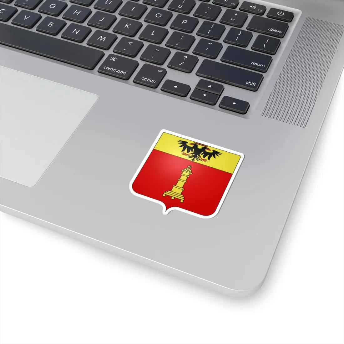 Blason ville BE Saint-Trond (Belgium) (Coat of Arms) STICKER Vinyl Kiss-Cut Decal - The Sticker Space