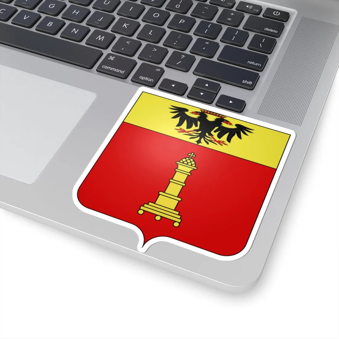 Blason ville BE Saint-Trond (Belgium) (Coat of Arms) STICKER Vinyl Kiss-Cut Decal - The Sticker Space