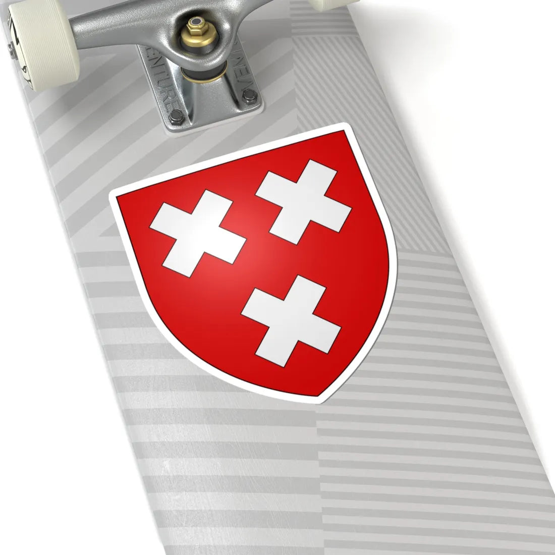 Blason ville be Schoten (Belgium) (Coat of Arms) STICKER Vinyl Kiss-Cut Decal - The Sticker Space