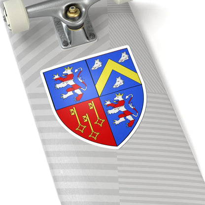 Blason ville be Sint-Lievens-Houtem (Belgium) (Coat of Arms) STICKER Vinyl Kiss-Cut Decal - The Sticker Space