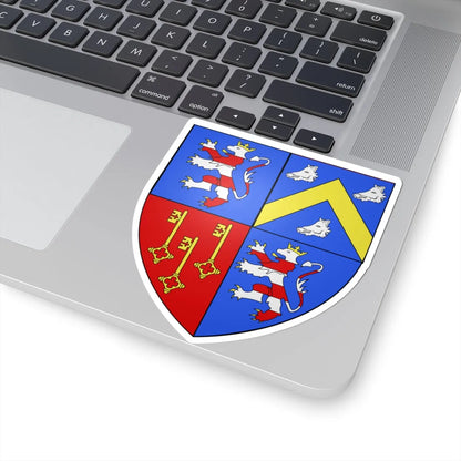 Blason ville be Sint-Lievens-Houtem (Belgium) (Coat of Arms) STICKER Vinyl Kiss-Cut Decal - The Sticker Space