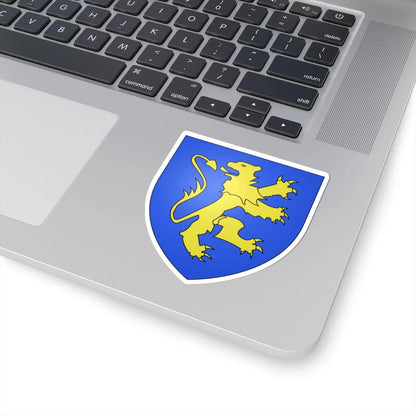 Blason ville be Smeerebbe (Belgium) (Coat of Arms) STICKER Vinyl Kiss-Cut Decal - The Sticker Space