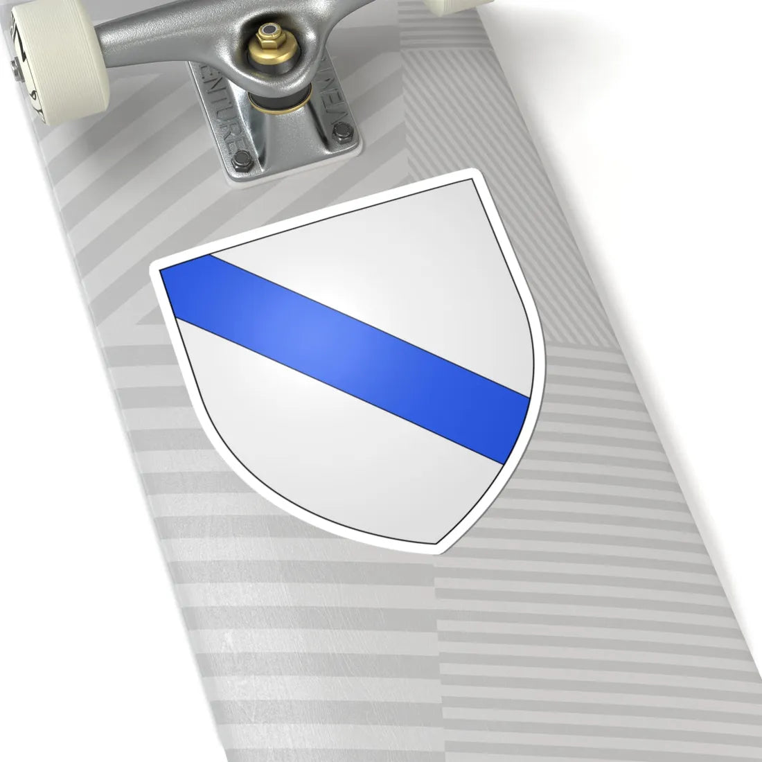 Blason ville be Stene (Belgium) (Coat of Arms) STICKER Vinyl Kiss-Cut Decal - The Sticker Space