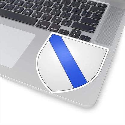 Blason ville be Stene (Belgium) (Coat of Arms) STICKER Vinyl Kiss-Cut Decal - The Sticker Space