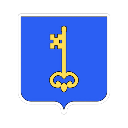 Blason ville be Temse (Belgium) (Coat of Arms) STICKER Vinyl Kiss-Cut Decal 6 Inch White - The Sticker Space