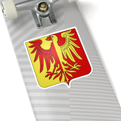 Blason ville BE Tubize (Belgium) (Coat of Arms) STICKER Vinyl Kiss-Cut Decal - The Sticker Space