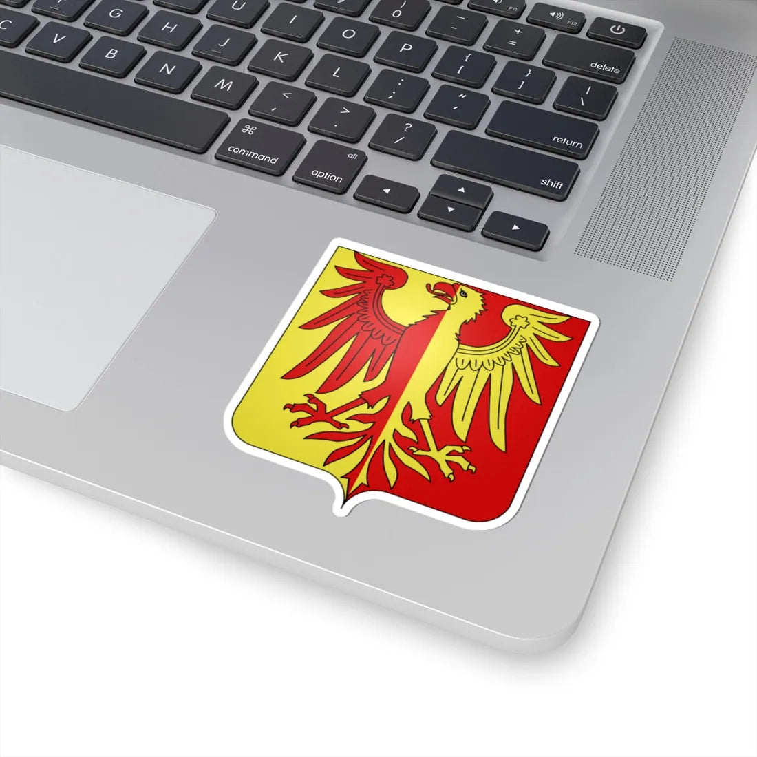 Blason ville BE Tubize (Belgium) (Coat of Arms) STICKER Vinyl Kiss-Cut Decal - The Sticker Space