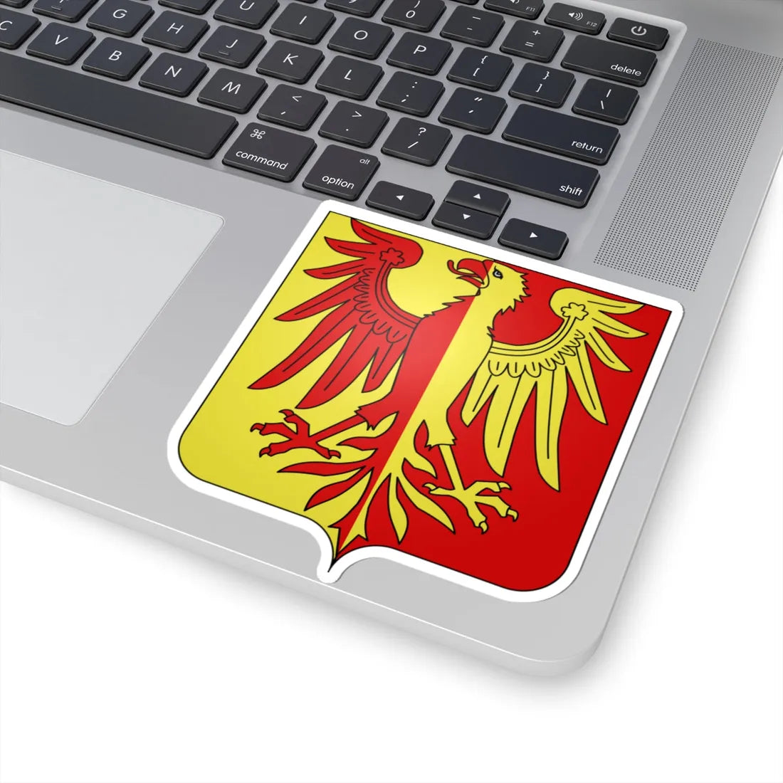 Blason ville BE Tubize (Belgium) (Coat of Arms) STICKER Vinyl Kiss-Cut Decal - The Sticker Space