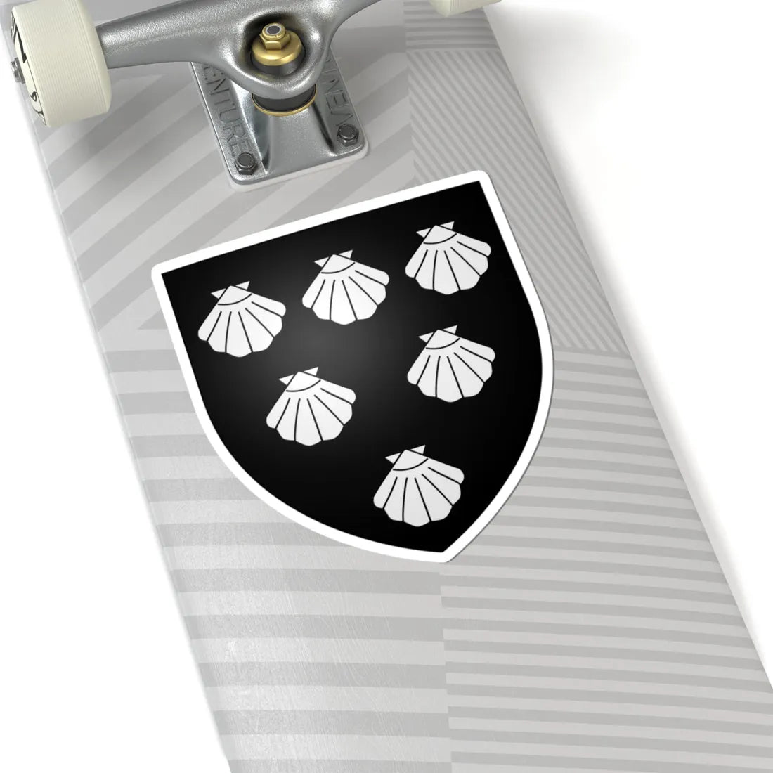 Blason ville be Uitbergen (Belgium) (Coat of Arms) STICKER Vinyl Kiss-Cut Decal - The Sticker Space