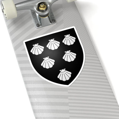 Blason ville be Uitbergen (Belgium) (Coat of Arms) STICKER Vinyl Kiss-Cut Decal - The Sticker Space