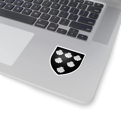 Blason ville be Uitbergen (Belgium) (Coat of Arms) STICKER Vinyl Kiss-Cut Decal - The Sticker Space