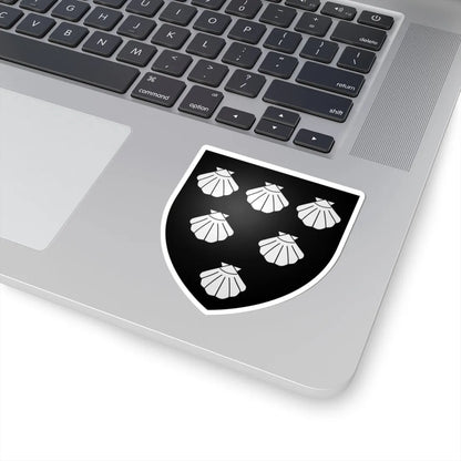 Blason ville be Uitbergen (Belgium) (Coat of Arms) STICKER Vinyl Kiss-Cut Decal - The Sticker Space