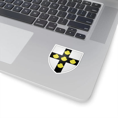 Blason ville be Uitkerke (Belgium) (Coat of Arms) STICKER Vinyl Kiss-Cut Decal - The Sticker Space
