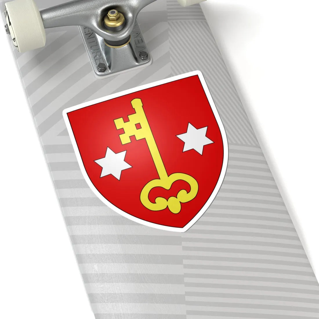 Blason ville be Vlimmeren (Belgium) (Coat of Arms) STICKER Vinyl Kiss-Cut Decal - The Sticker Space